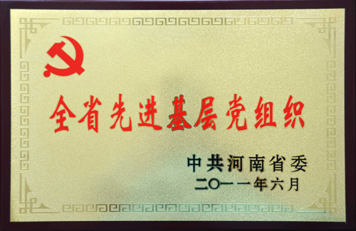 易成公司黨委榮獲“全省先進基層黨組織”榮譽稱號